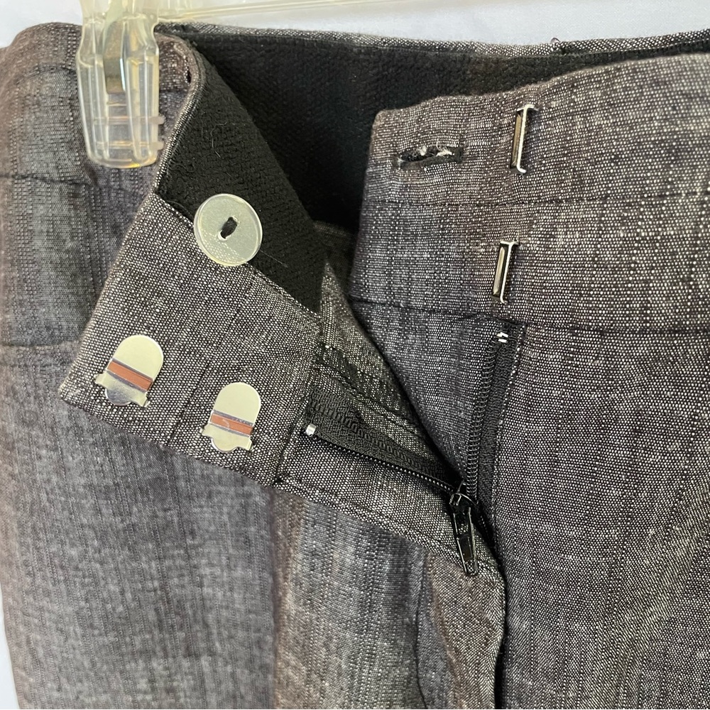 Gray Slim-Fitting Slacks - Picture 3 of 5